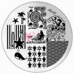 Matrita de Unghii din metal rotunda 5,5cm JQ37